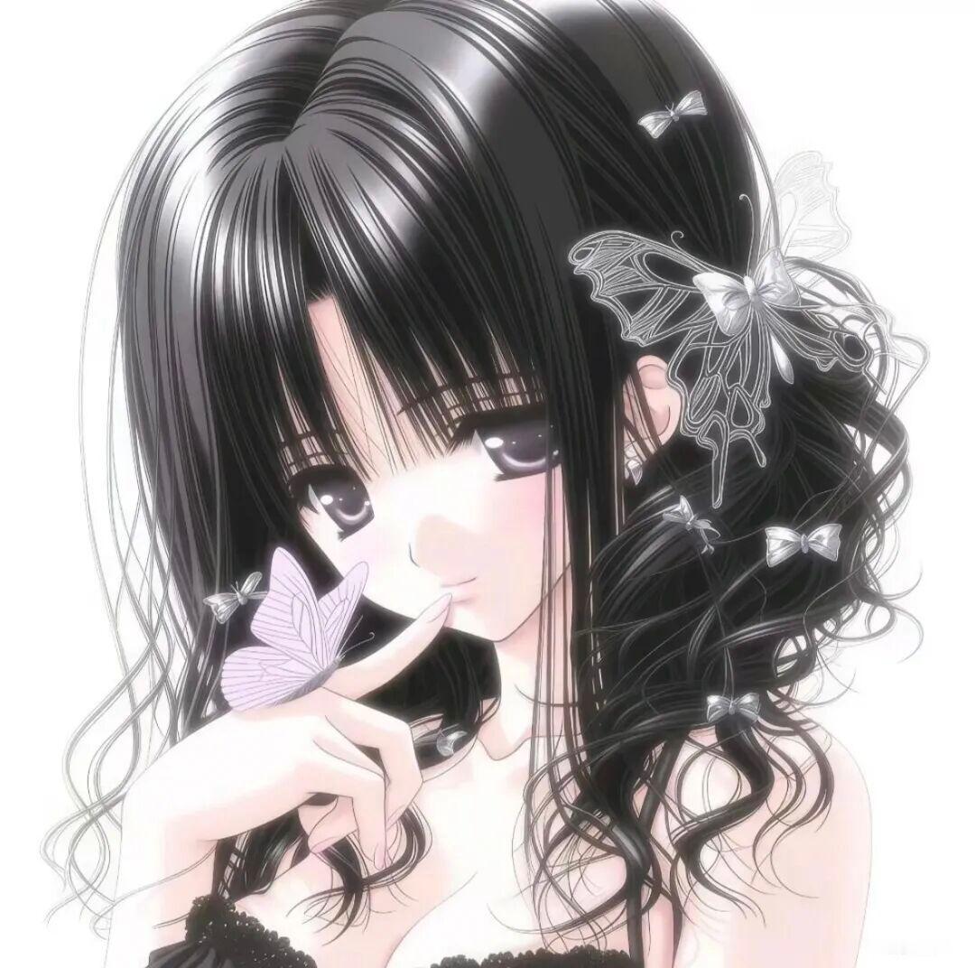wechat 古早女漫头像 