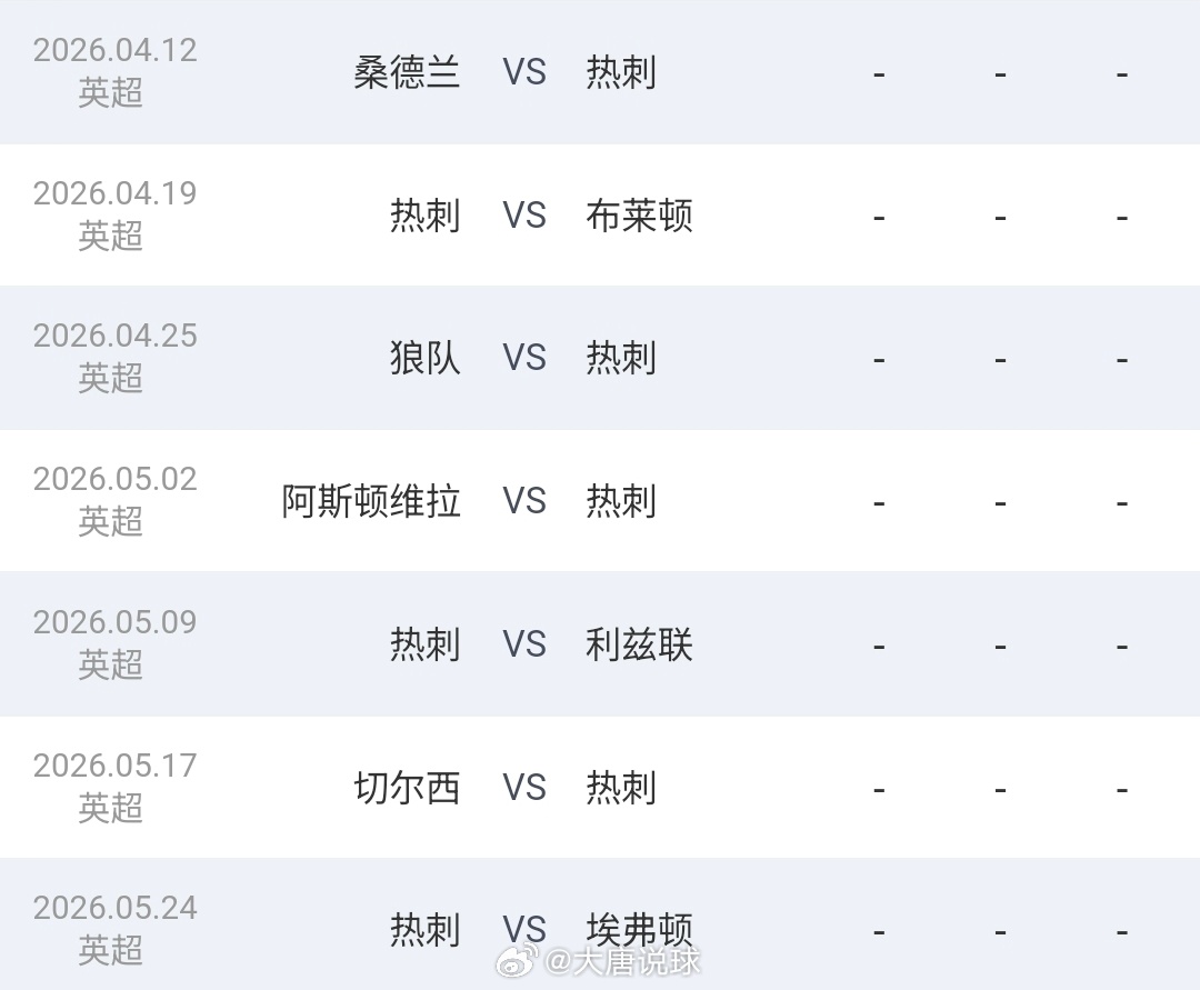 热刺0比3诺丁汉森林还能保级吗？热刺最后7轮3主4客，将客战维拉、切尔西热刺0-