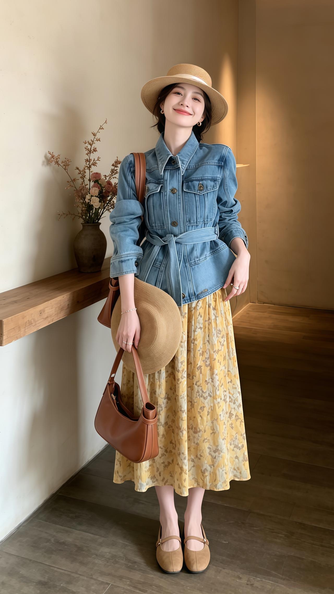 每日搭配分享👗时尚穿搭 我的春日穿搭look 穿出你的时尚你的感觉 ootd穿