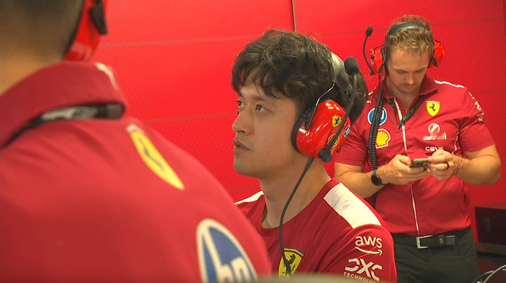 镜头前的冠宇F12025F1意大利大奖赛 ​​​