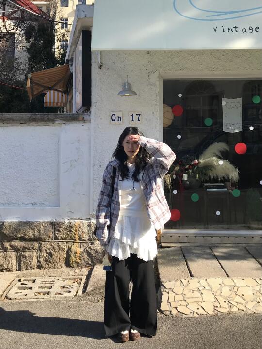 青岛街头真的好韩