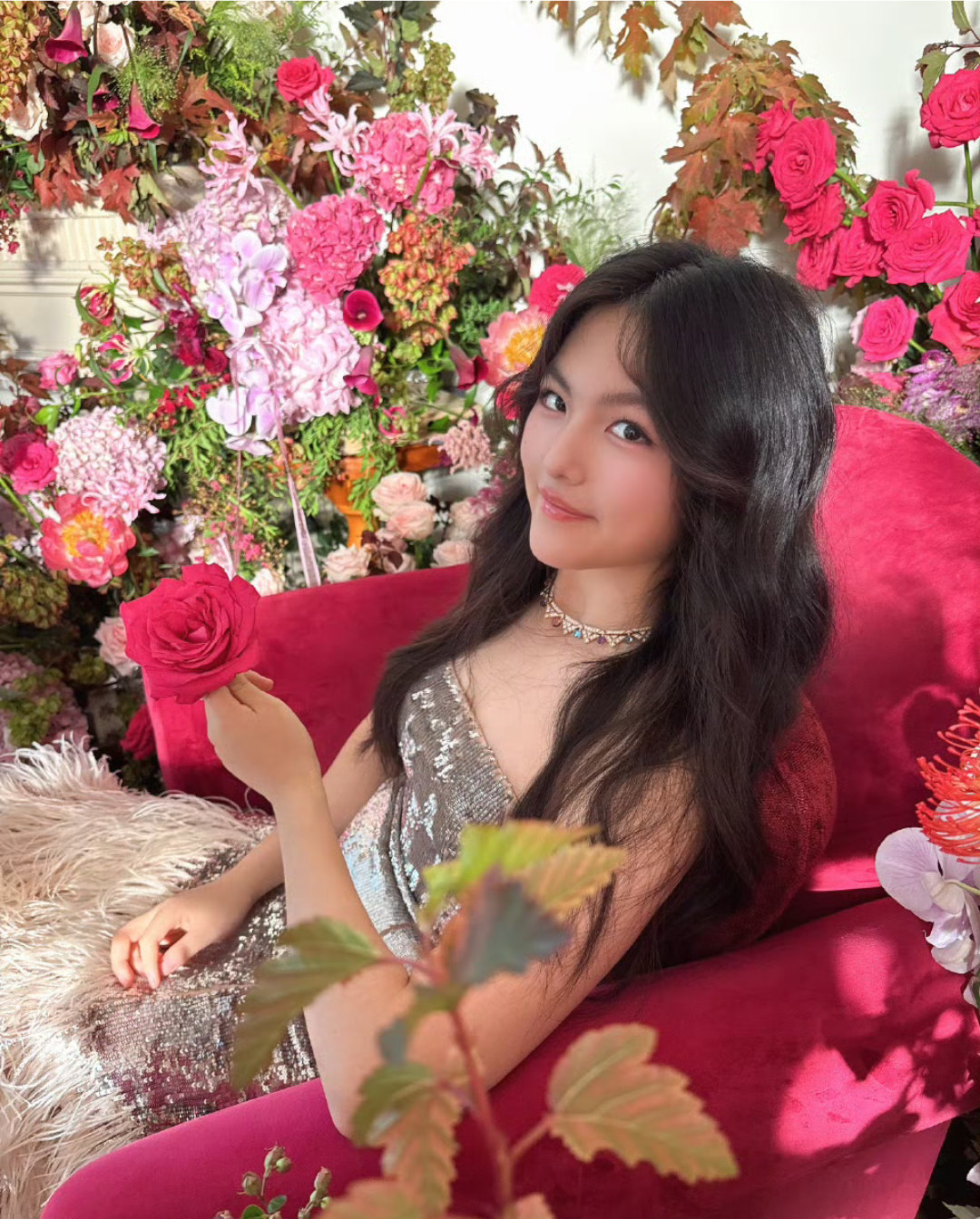 李湘拍的王诗龄果然妈妈有钱你会得到爱与金钱，爸爸有钱你会得到许多兄弟姐妹[呵呵]