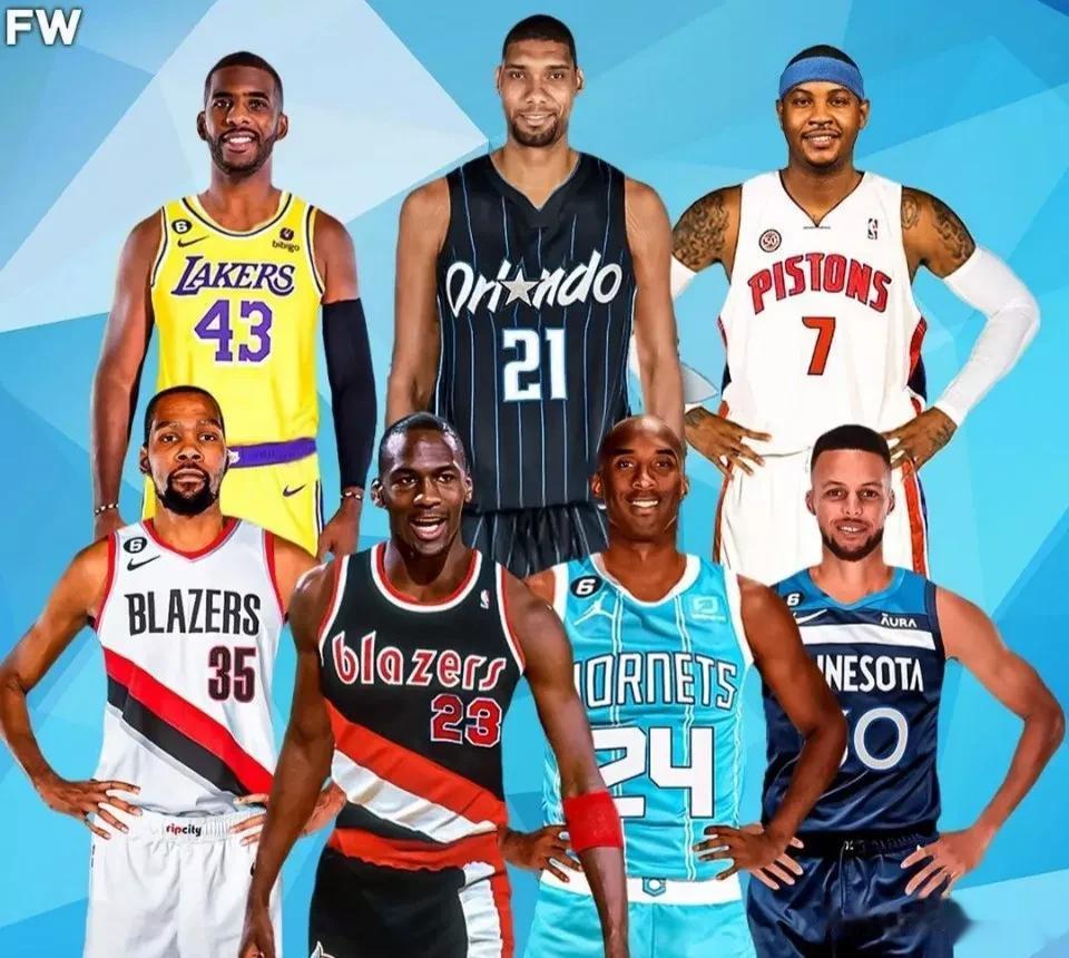 被错过的NBA超级巨星，谁最可惜呢？
1.乔丹：1884年开拓者榜眼选鲍威！
如