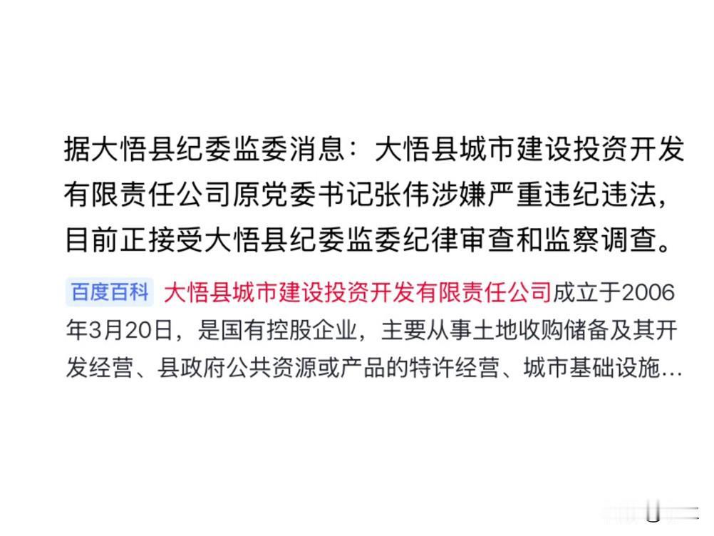 今天湖北省孝感市大悟县城投的张伟
张伟在湖北省孝感市大悟县工作了很多年
之前当过