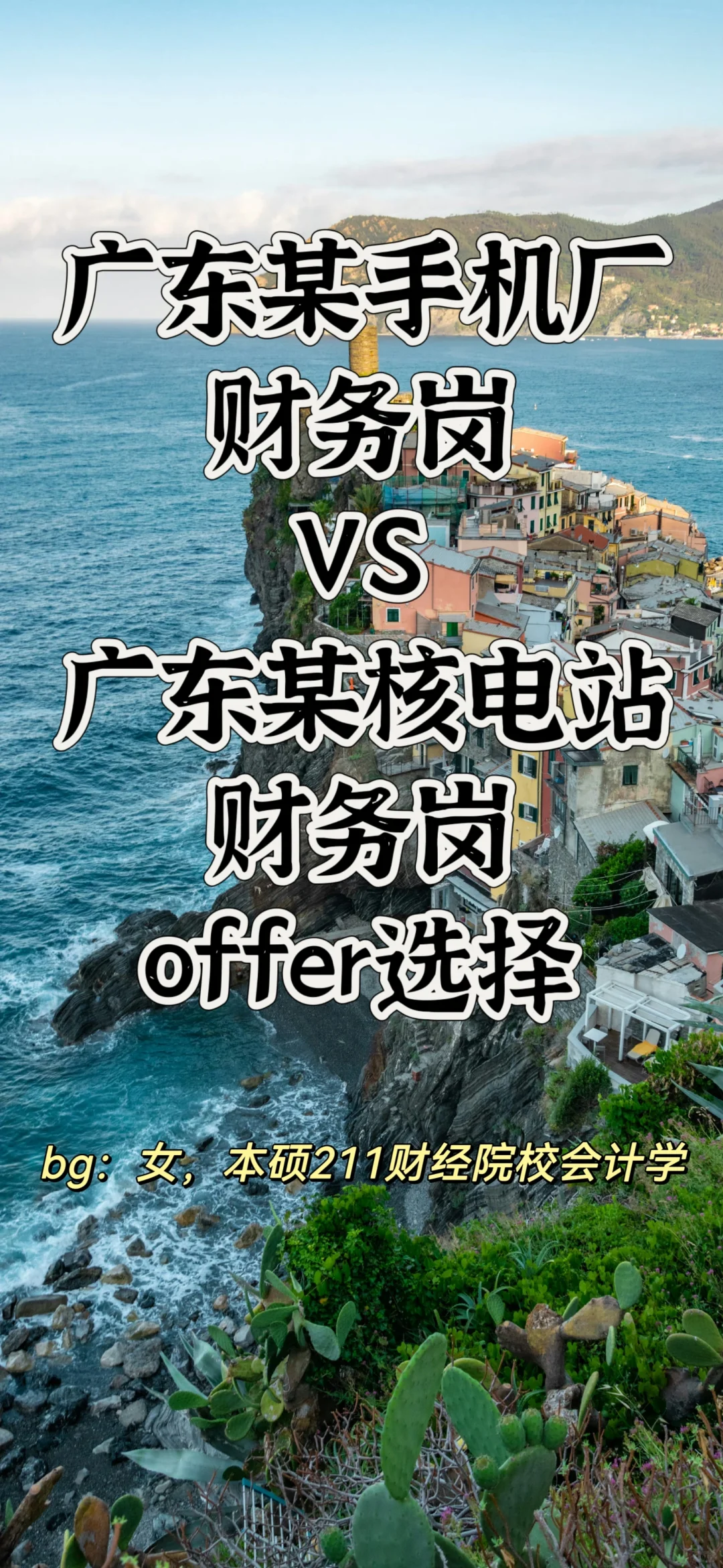 广东省财务offer大选😎|手机厂 核电站