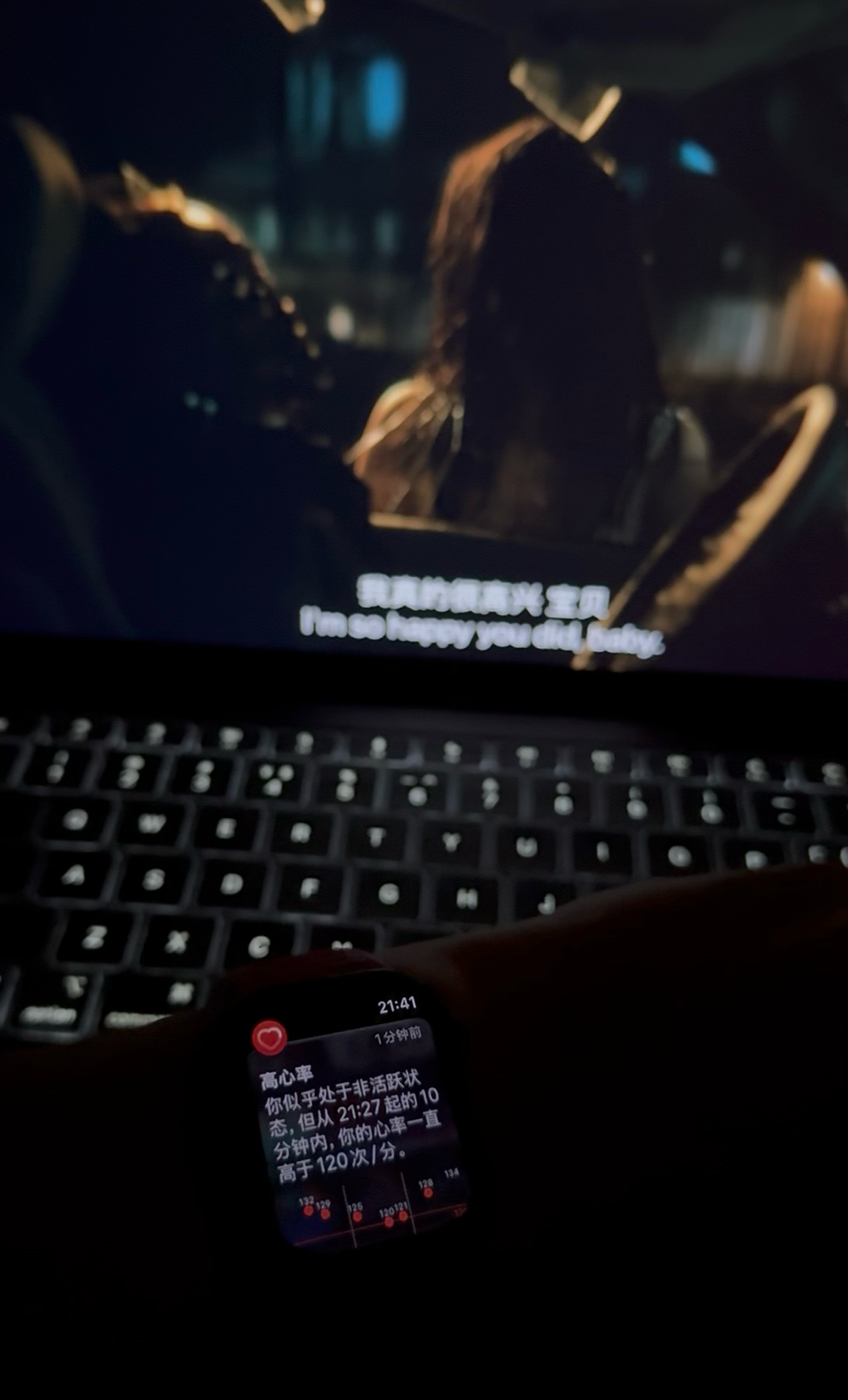 看个《痴迷》，高心率都给我干出来了！！！ 
