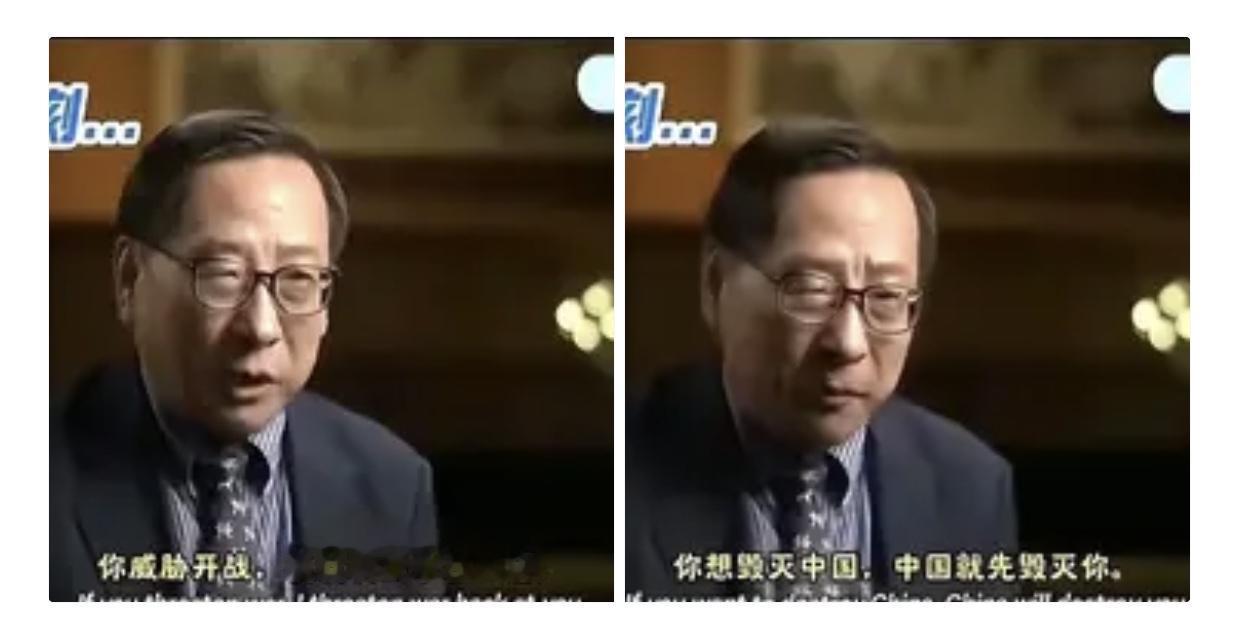 你想掀桌子，我就把整个屋子都给你掀了。
你想谈打仗，那我就把打仗的后果，一条一条