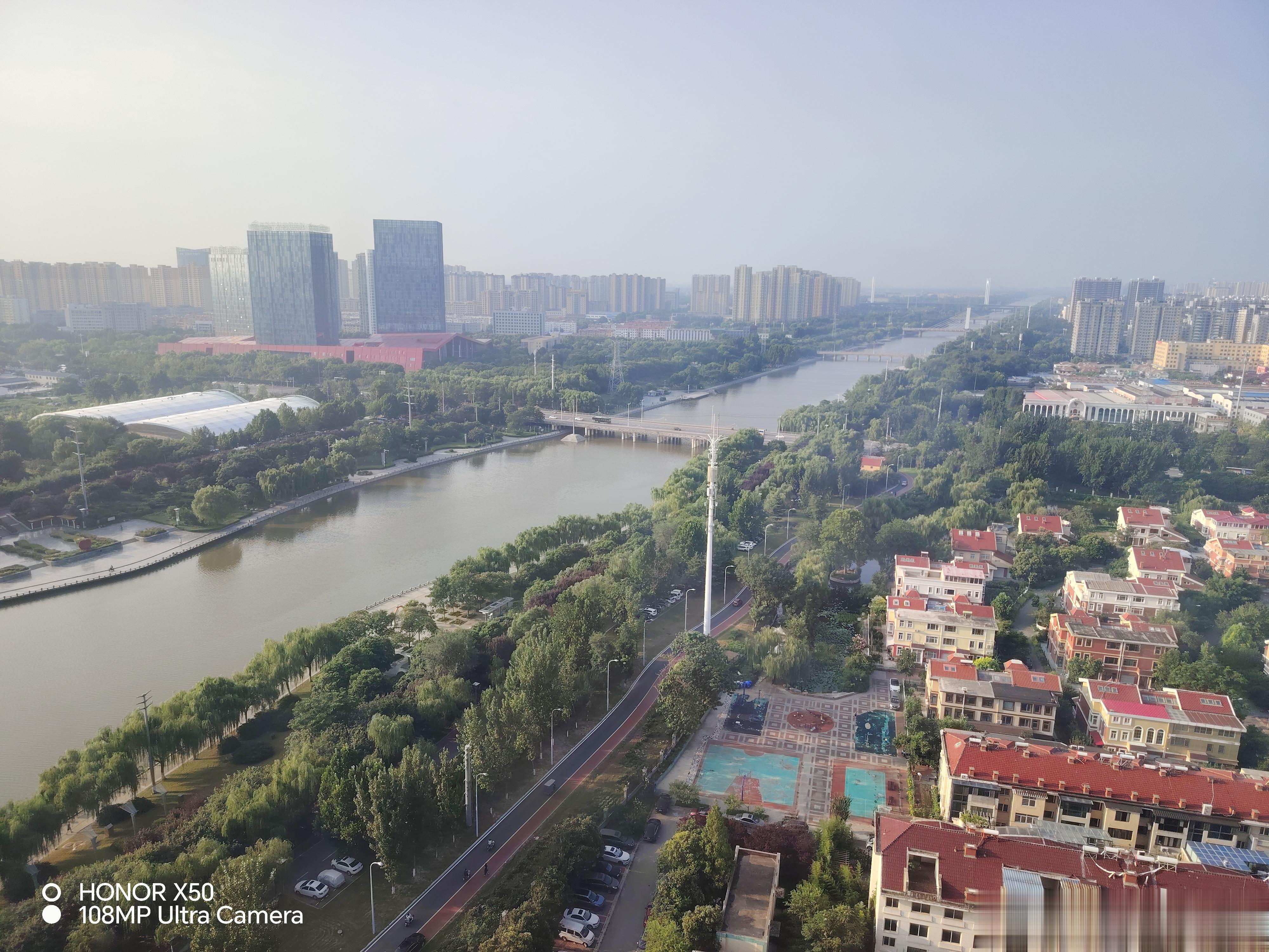 #每天早起打卡# 这几天太忙了，早晨起床发现河里水满了，这是雨后涨水了么？ ​​