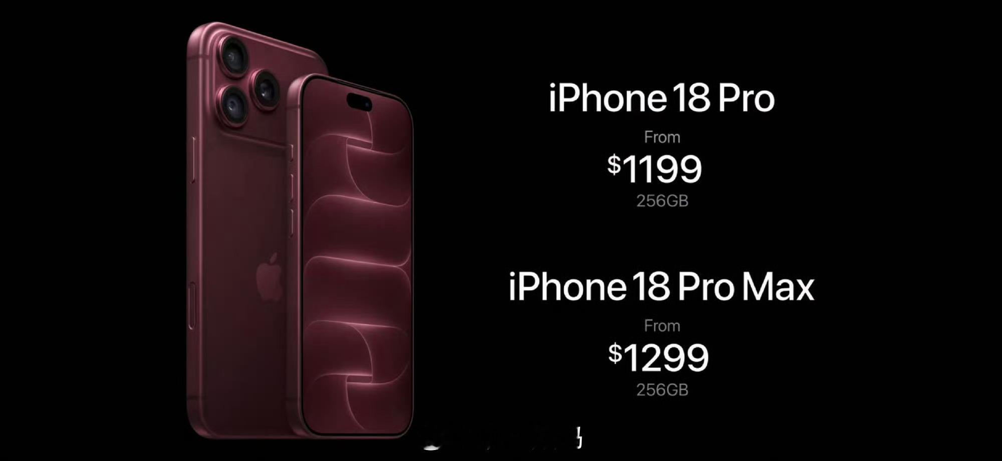 iPhone18Pro涨价100美元疯了，苹果也涨价，按照这个价格，国行iPho