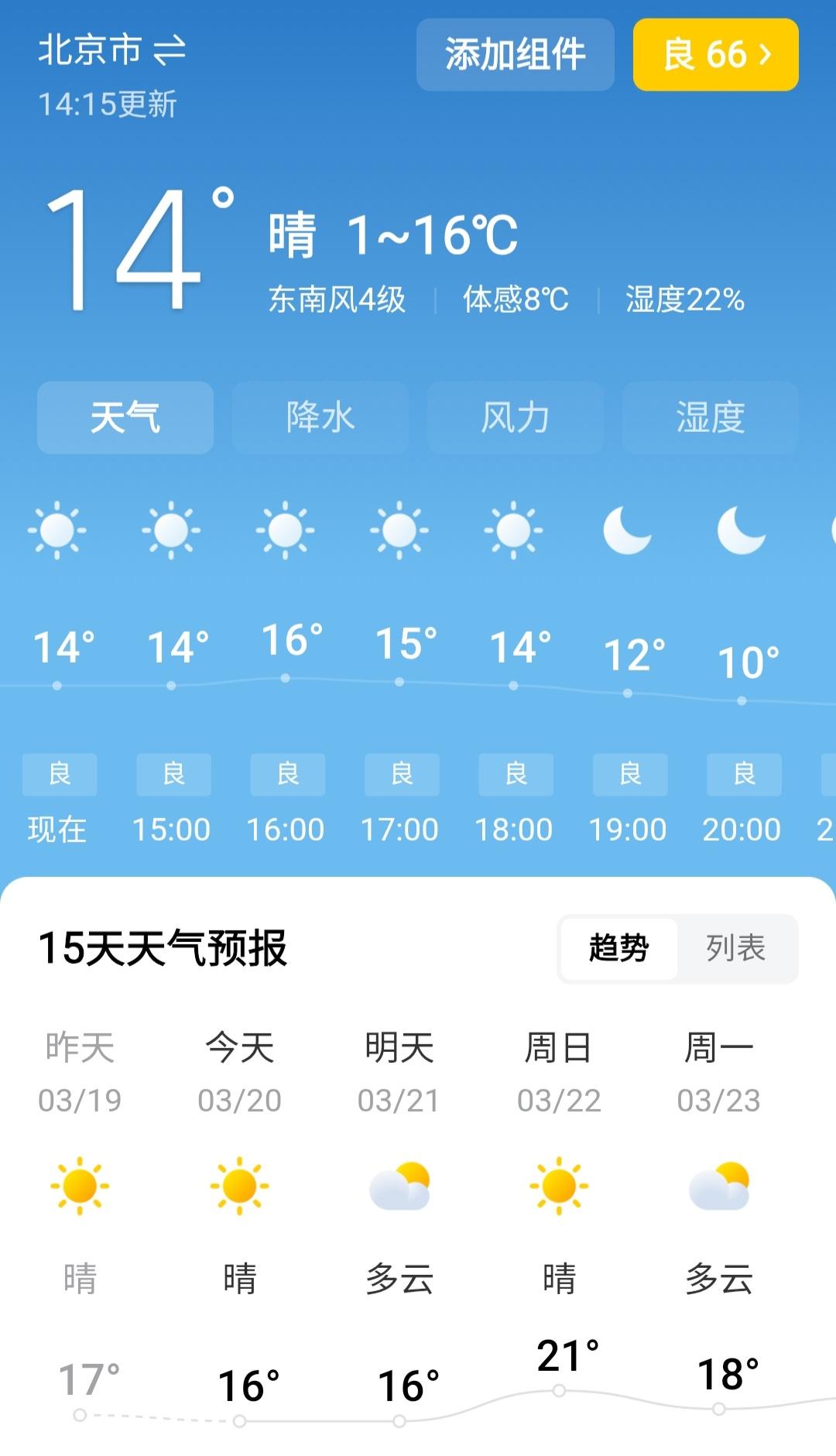 今天北京良，轻轻霾66，南京连续二天轻度雾霾今114。附北京上海南京广州长沙空气