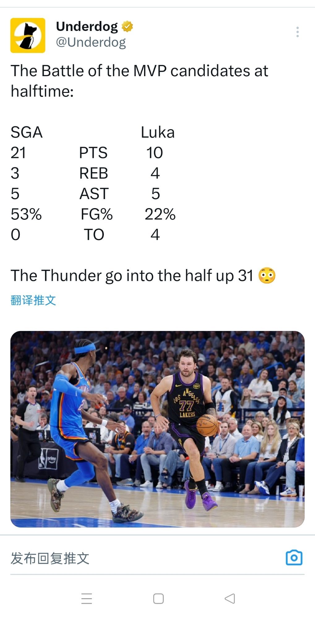 ▲亚历山大：东契奇，你往后稍稍吧 