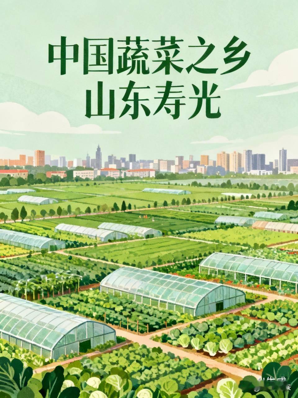 山东寿光确实有“中国蔬菜之乡”的称号。这里有15.7万个大棚，年产蔬菜450多万