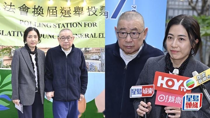 星岛：立法会选举2025｜刘銮雄夫妇恩爱投票 甘比挥动心意卡：投了票未？ 揭慈善