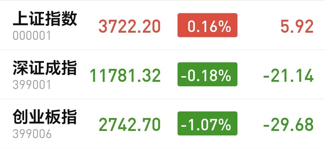 基金：我为什么做创业板指的反弹
今天市场低开以后小幅度震荡，中午收盘的时候指数涨