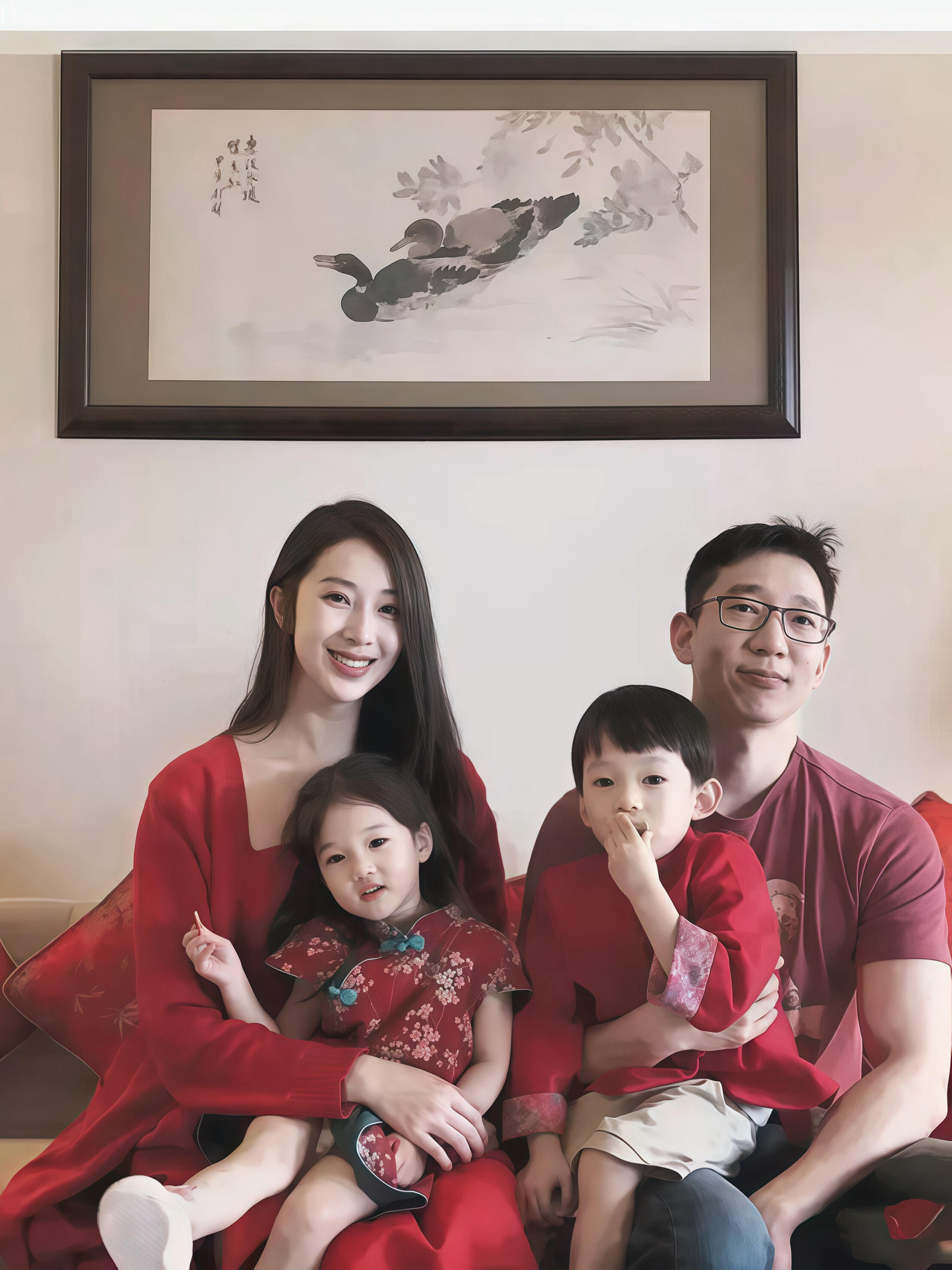 隋棠的两个小孩都像妈妈，真好看