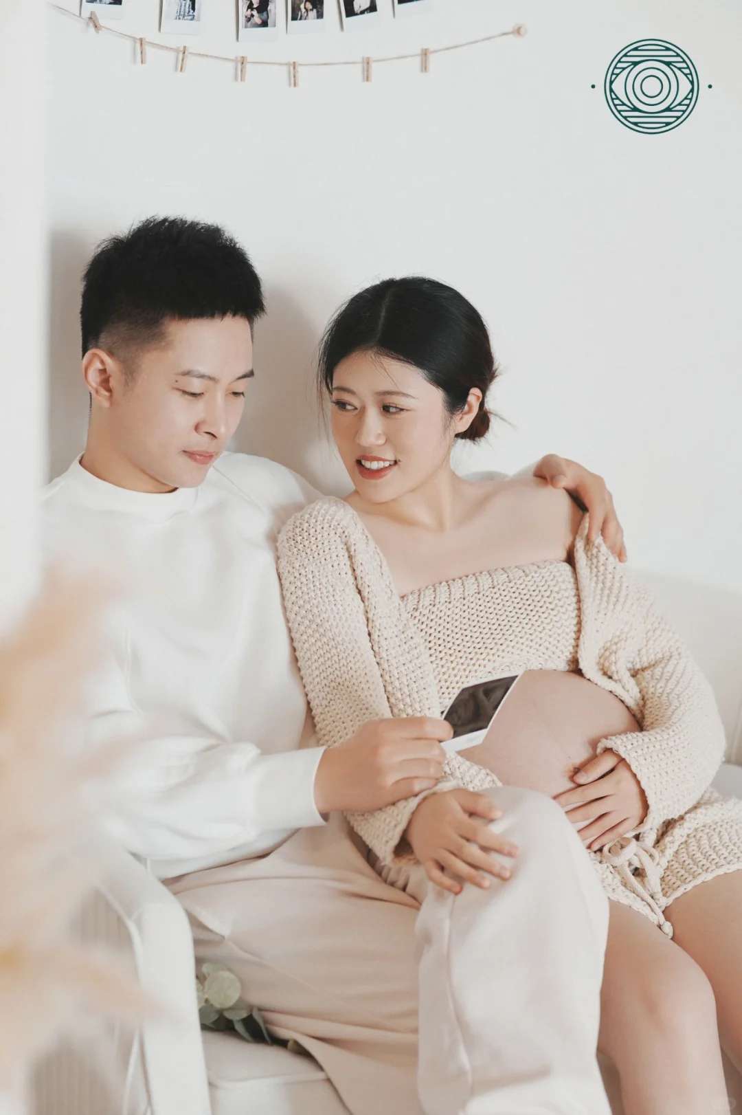 温馨奶油居家风🧸西雅图孕照