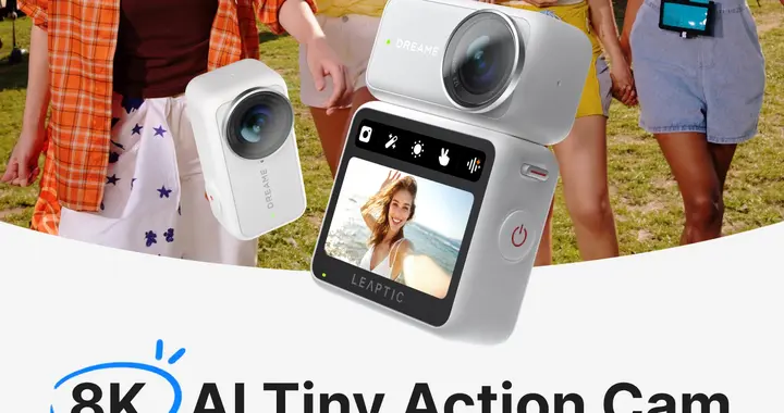 追覓推出運動相機Leptic Cube：分體式設計，支持8K錄像