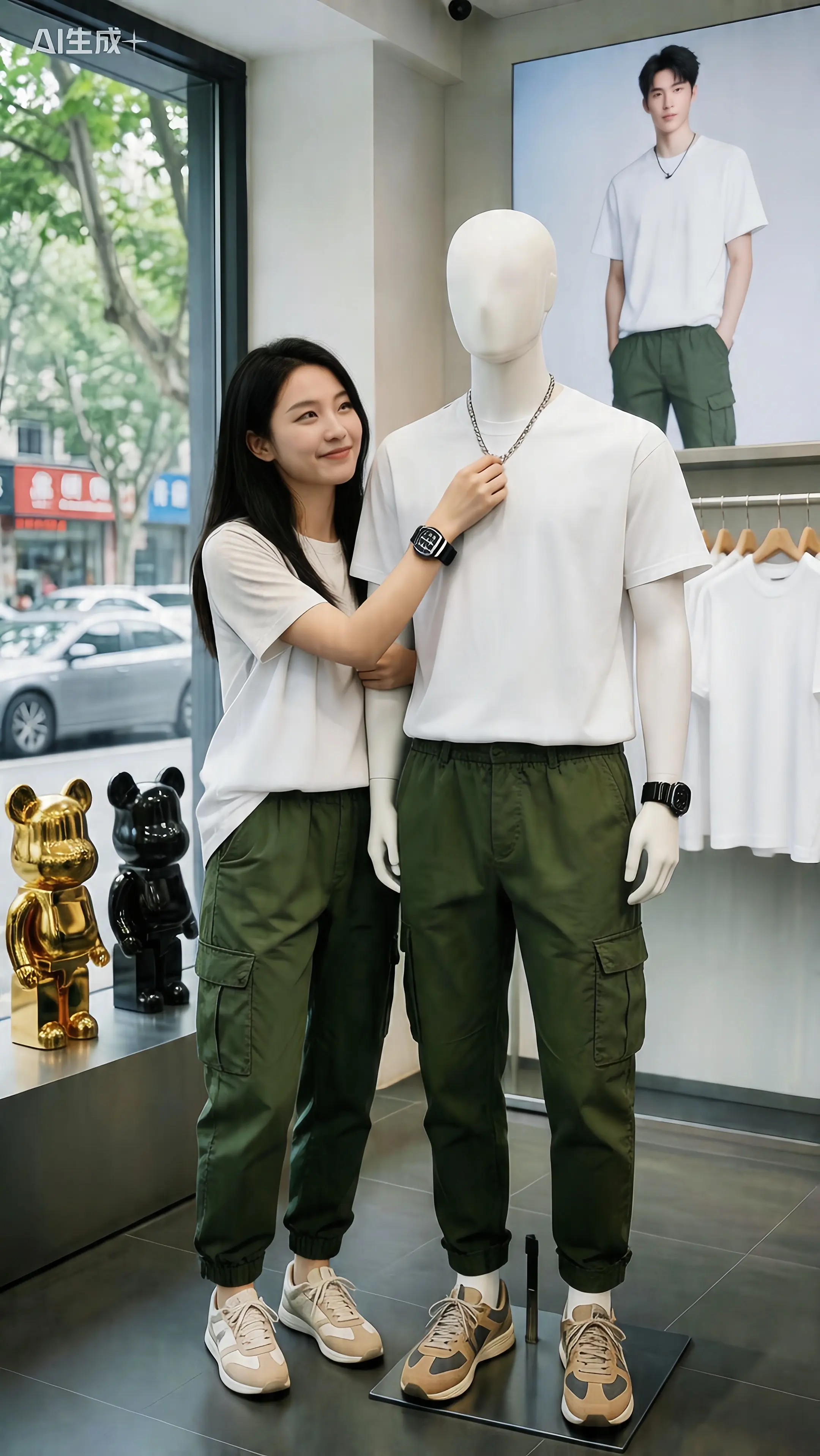 纯色男女同款T恤