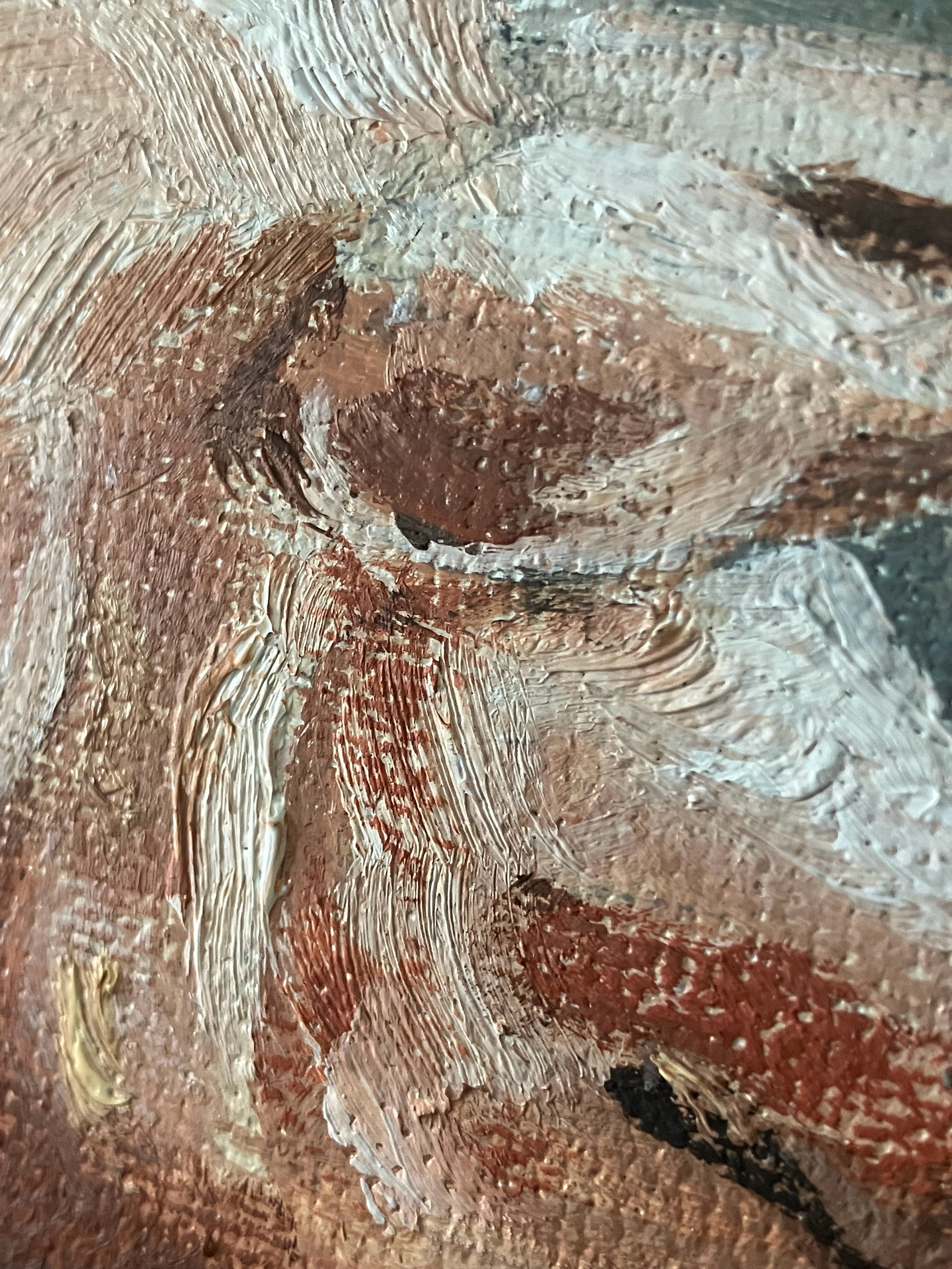 布面油画 《南方高速：消极自由消极的一面》 40·50cm 