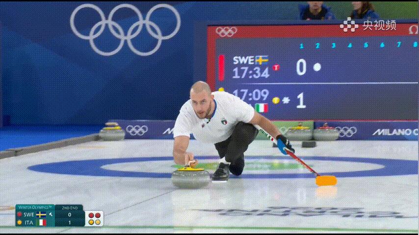 【奥运冰壶】意大利混双今天神壶频出 