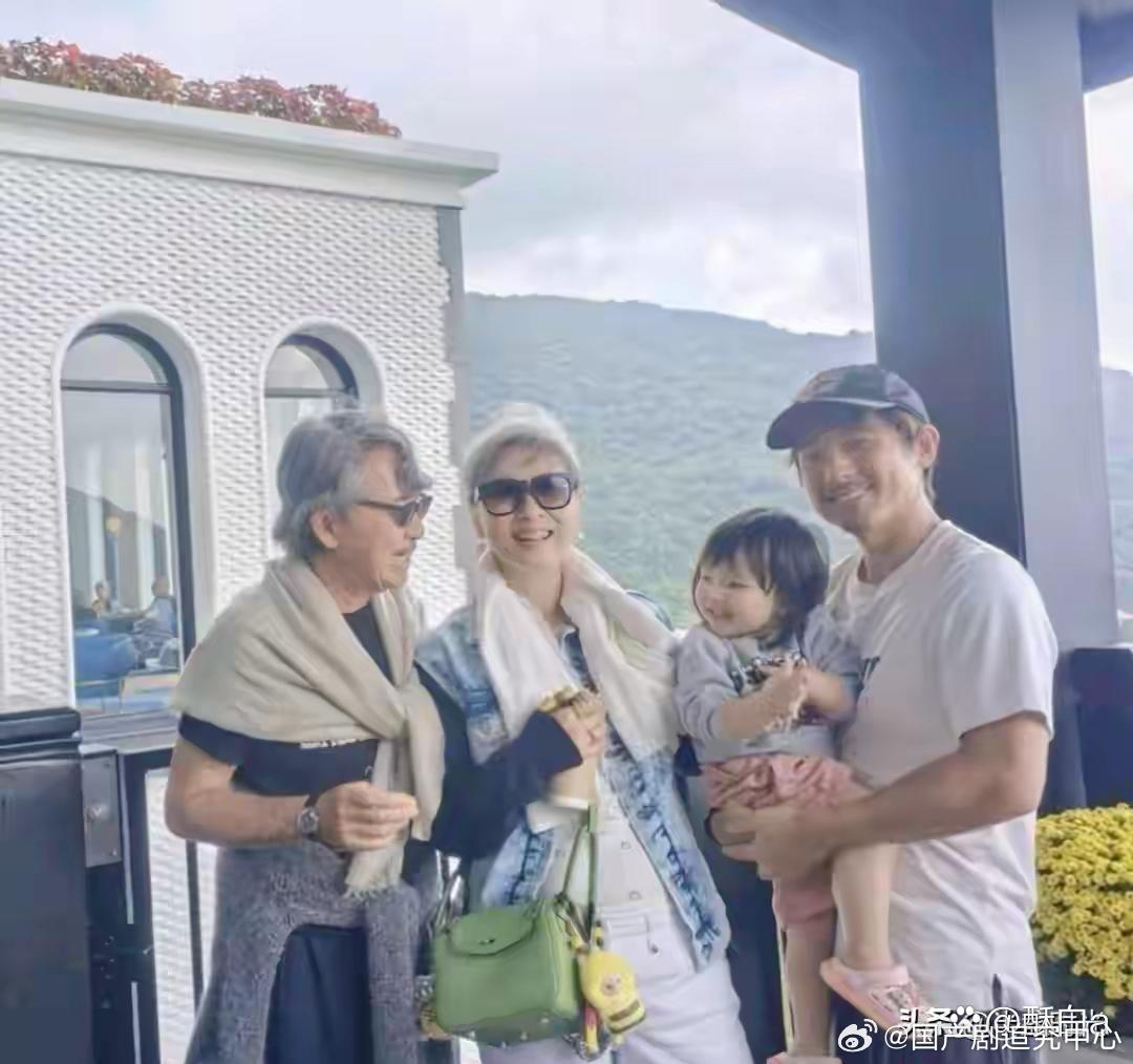 78岁林子祥一家在越南旅游，林子祥满头白发精神佳，叶蒨文身材好 