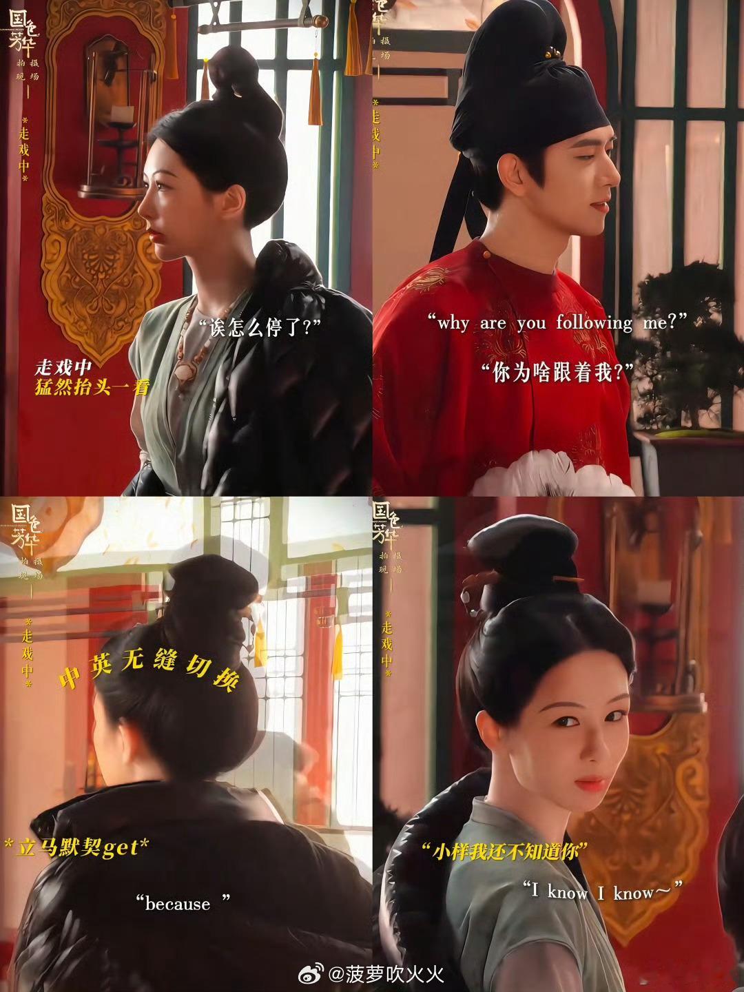 【杨紫】 杨紫 小女子不才也会点英语 哈哈哈哈哈哈小紫主打一个不会让话掉地上[哈