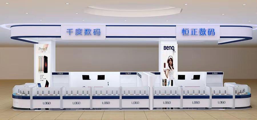 手机店 数码店设计案例效果图。手机店的空间布局是决定顾客体验与销售效率的核心要素