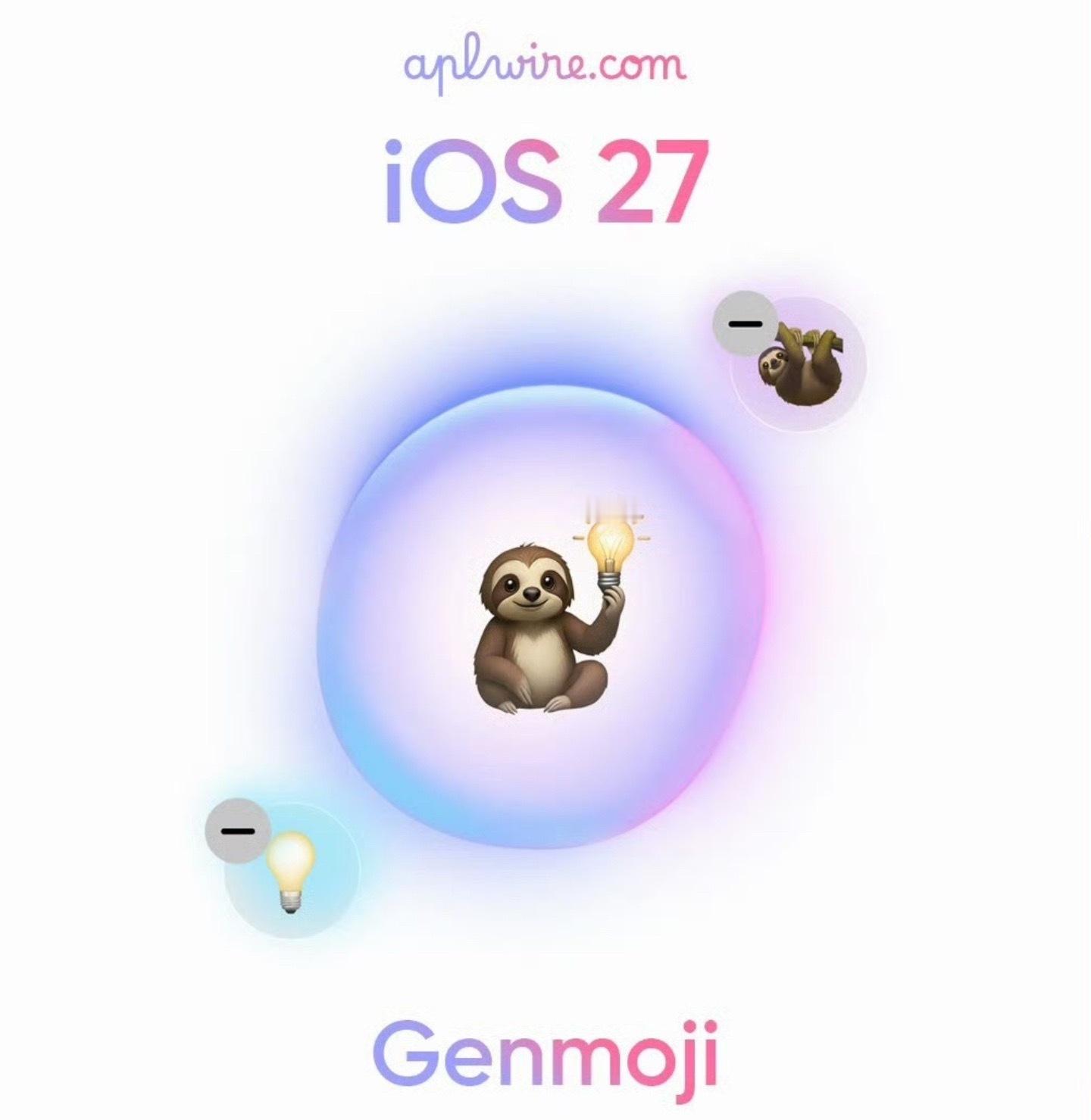 iOS27自动生成表情苹果计划在 iOS 27 中推出一项实用的全新 Genmo