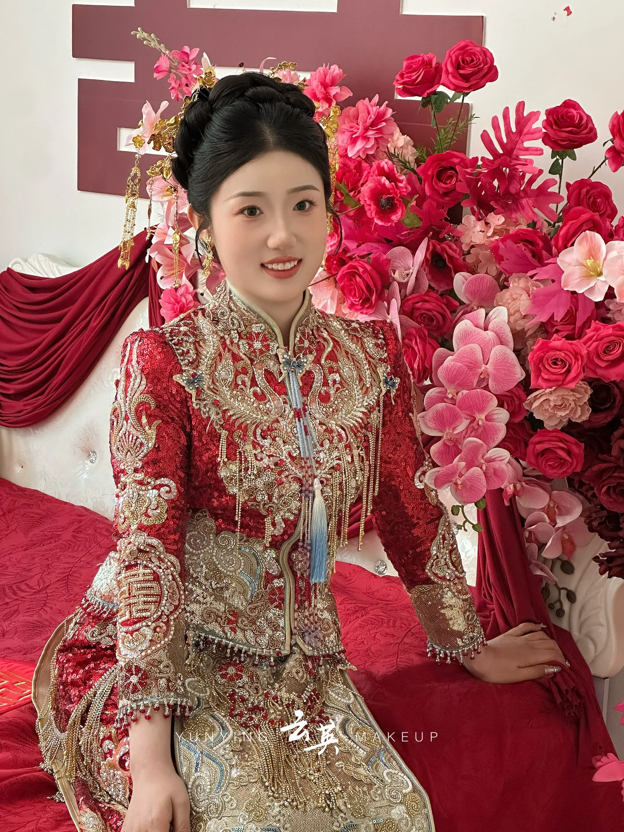 新娘说“今天的妆造全部都很nice ！”