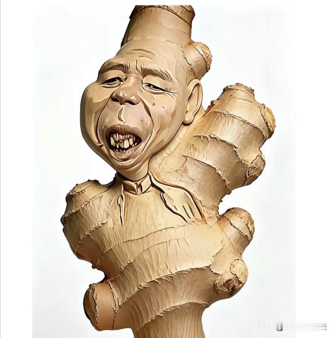 这块姜像谁？谁要能说出这个人的名字，肯定是懂艺术的人才