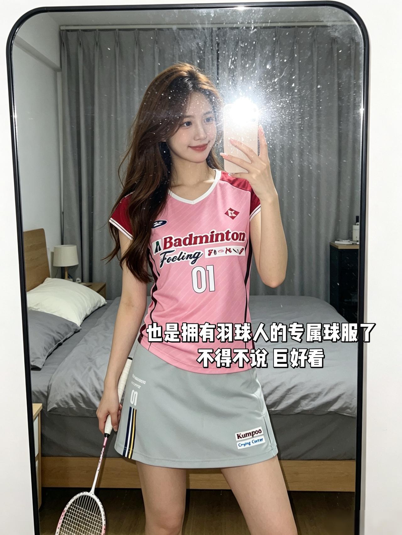 也是拥有羽球人的专属球服了
不得不说 巨好看