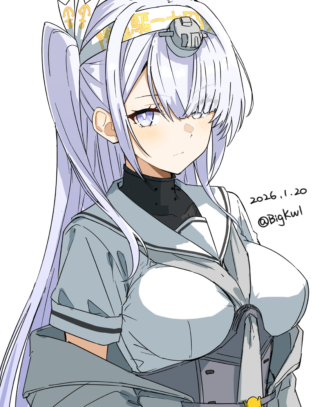 冬月——舰队collection——画师: つけもの，网页链接