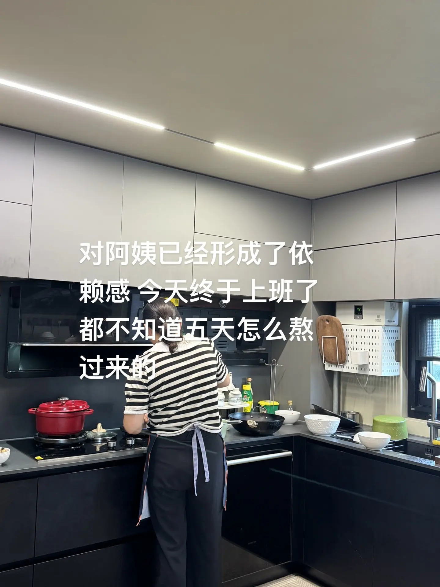 解放了 阿姨终于来上班了