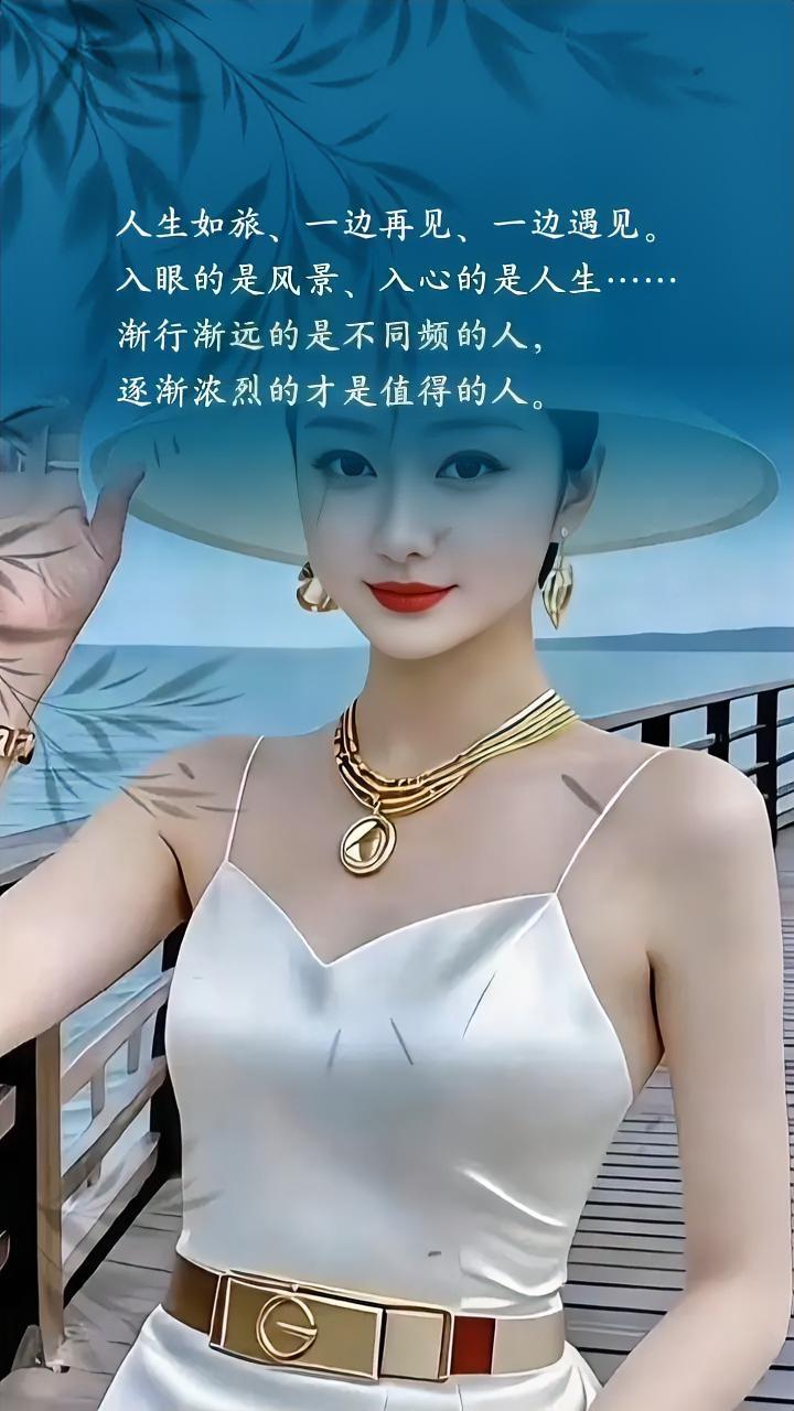 终于长到这般年纪，
已走过五十几岁的日日夜夜，
看透了人间的悲欢离合，
有情的瞬