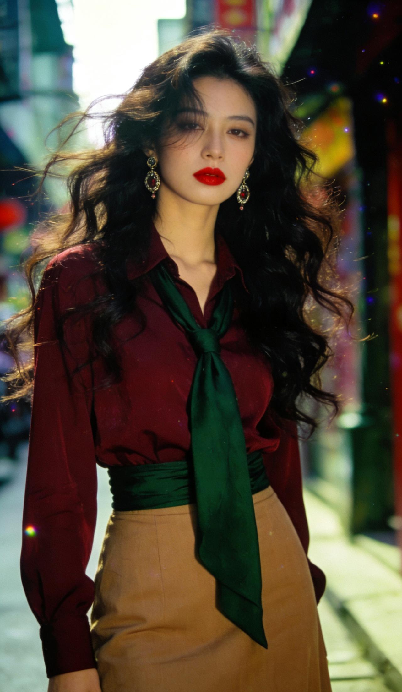 复古风穿搭指南：红唇绿裙，优雅迷人复古红裙风 有哪些美女让人过目难忘？ 怎样才能