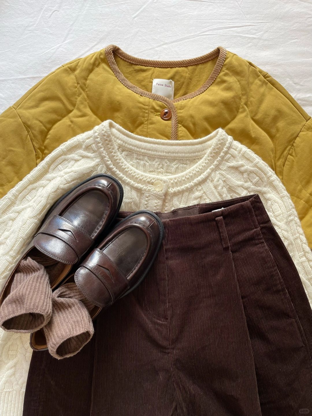 🍂冬天怎么能没有棕色～