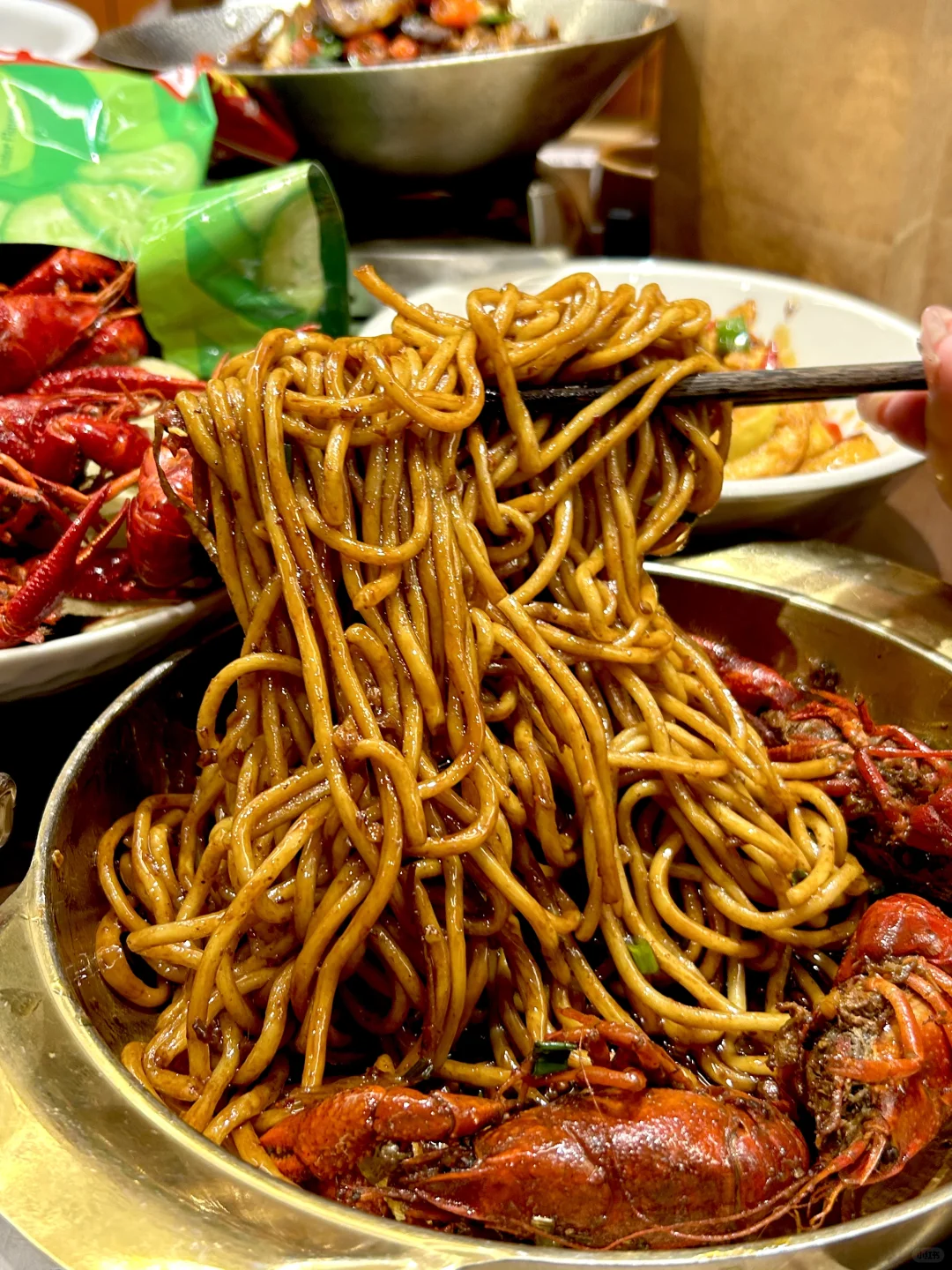 太原第一批吃上薯片龙虾🦞的！！！！