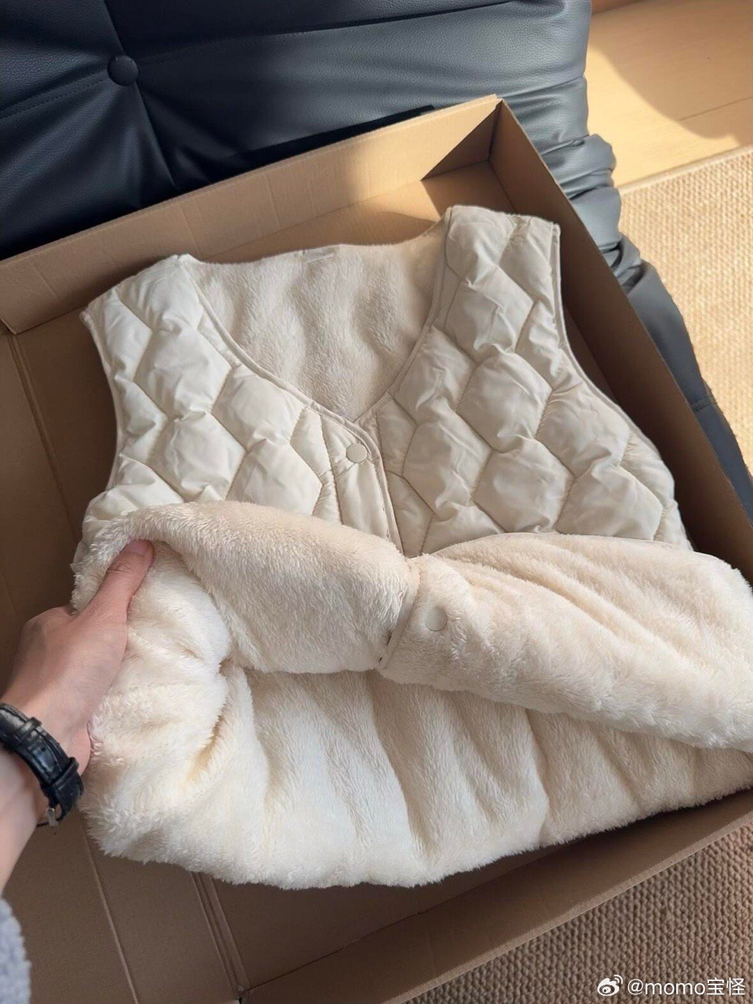 颜值[超话]  九敏！终于买到了我的秋冬内搭战衣！热😭了北方真的扛不住刺骨的风