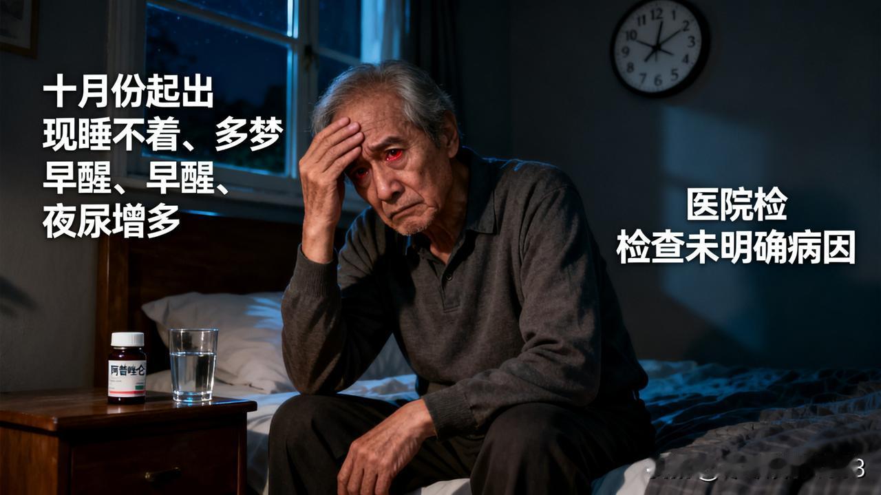 62 岁本应安享生活，可最近 “我” 却被折磨得苦不堪言。十月份开始，就出现睡不