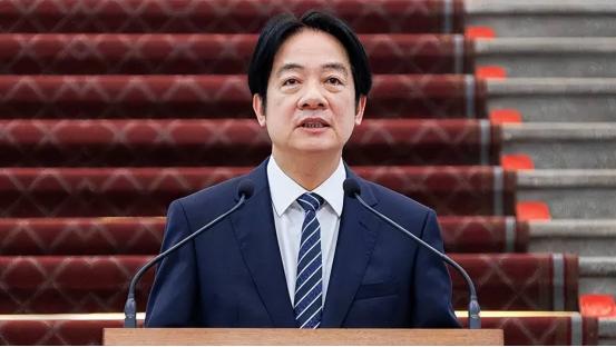 赖清德表示，大陆称“中华人民共和国台湾省”，把台湾说成是中国一部分，这样“吞并”