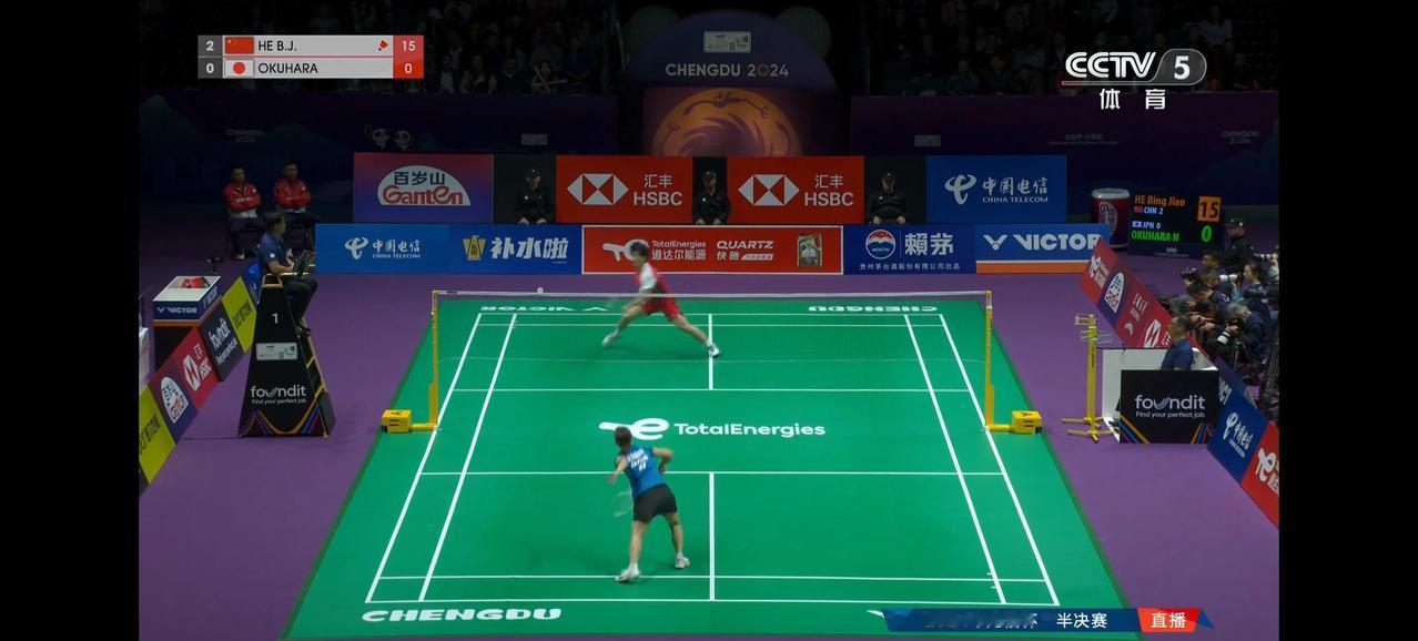 何冰娇打疯了！15比0开局完虐奥园希望，这打得太牛逼了！太残暴了吧，打爆小日本了