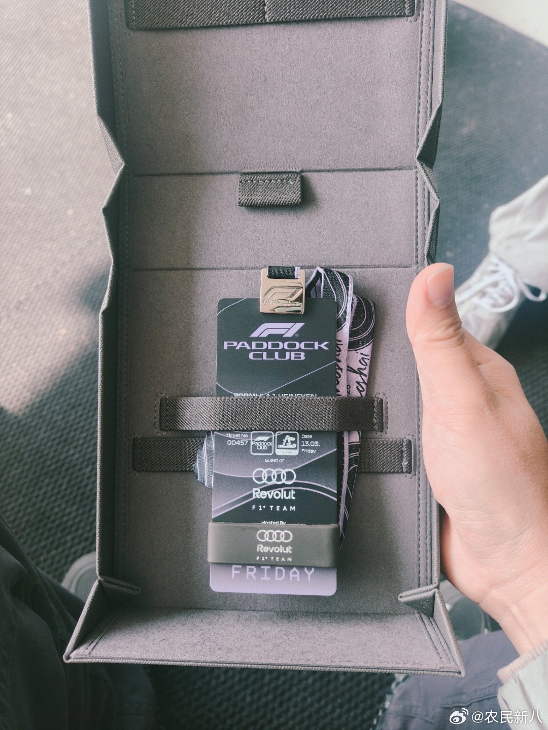 感谢一汽奥迪＆bilibili出发上赛看f1！bilibili奥迪一汽奥迪 上海