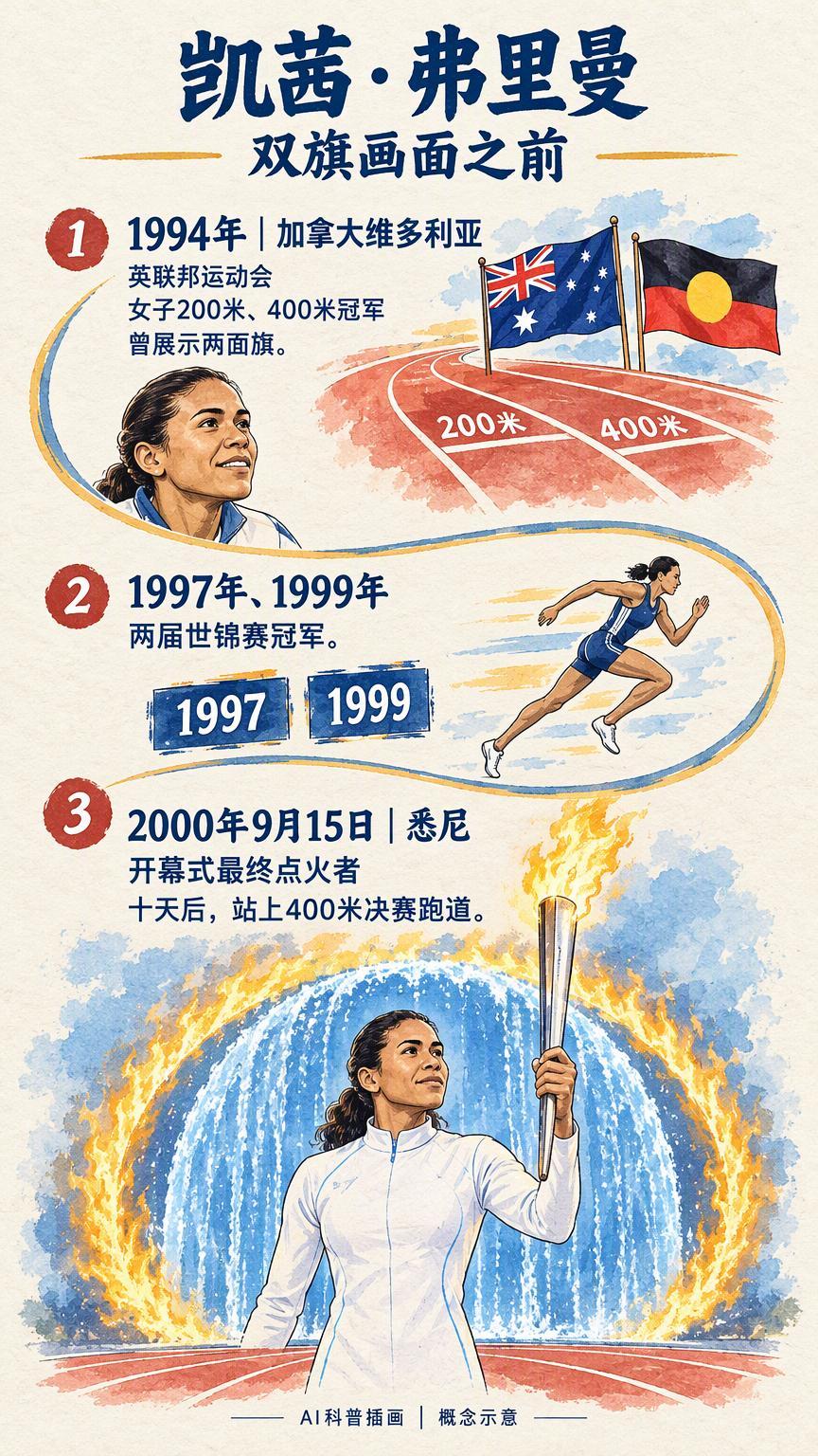披着两面旗绕场：弗里曼悉尼夺冠后的那一圈为何如此特别？弗里曼悉尼夺冠后披双旗绕场