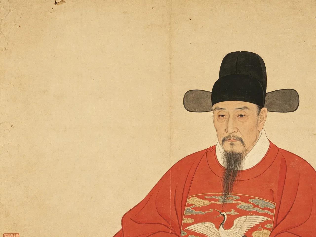 吊范景文
 
殉国孤臣范相国，
身逢板荡守纲常。
庙堂沥血忧明祚，
碧水沉躯赴国