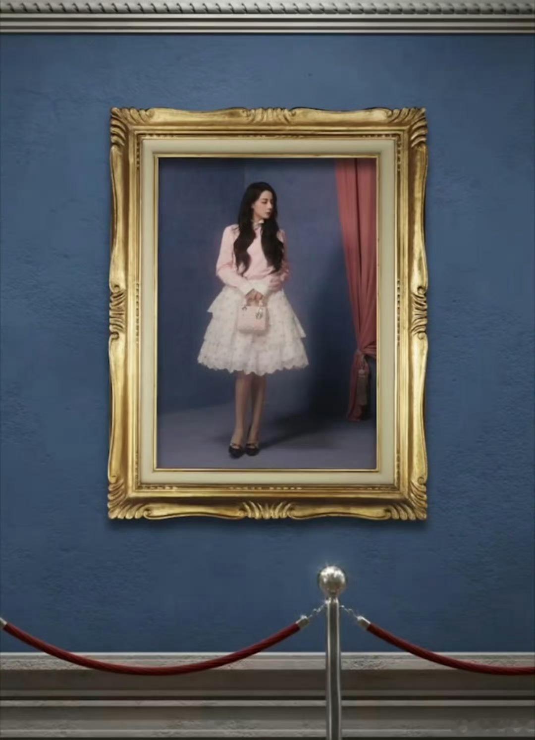 迪丽热巴油画封面 🖼️✨伟大 