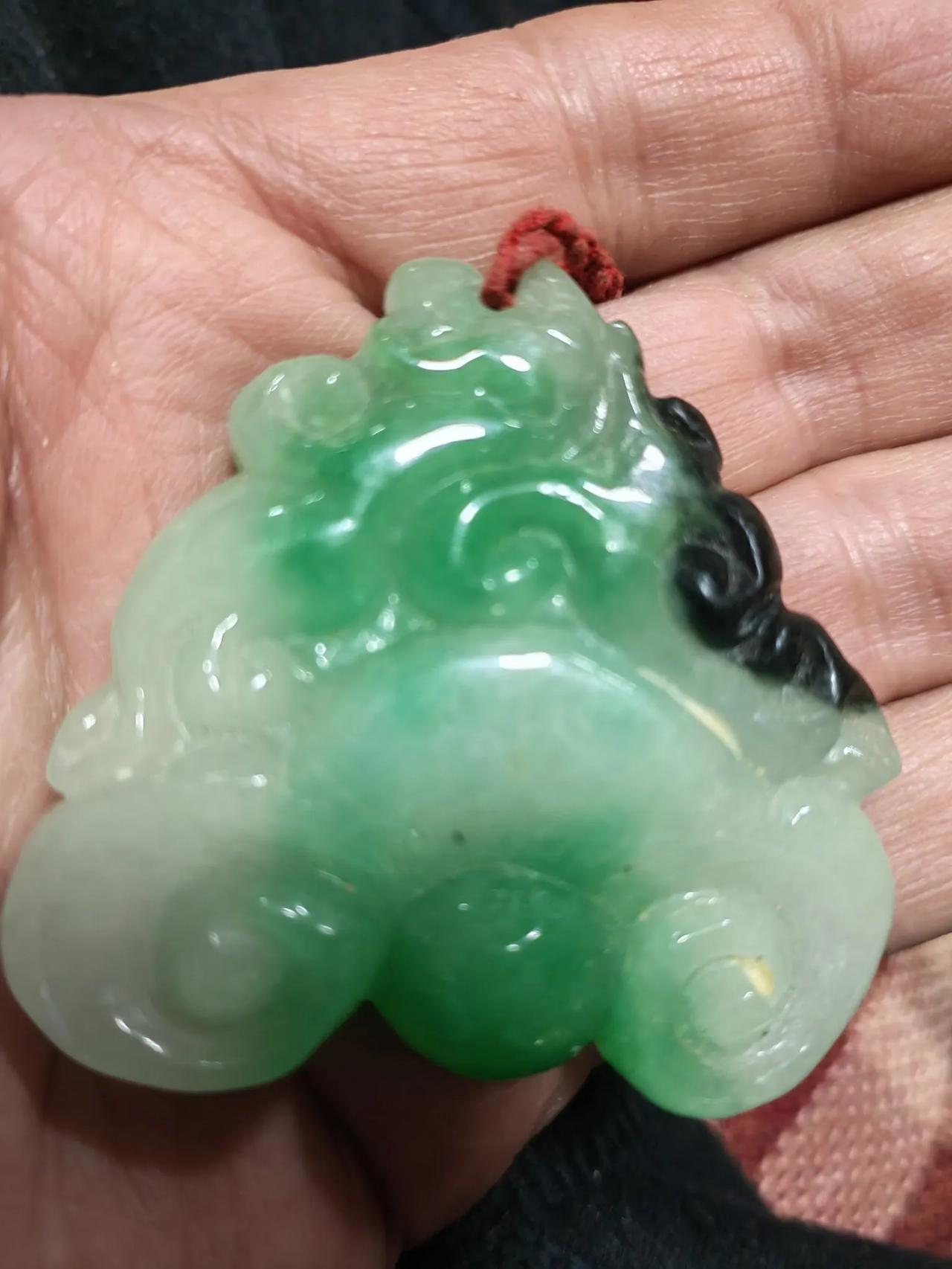 翡翠牌子！老物件。