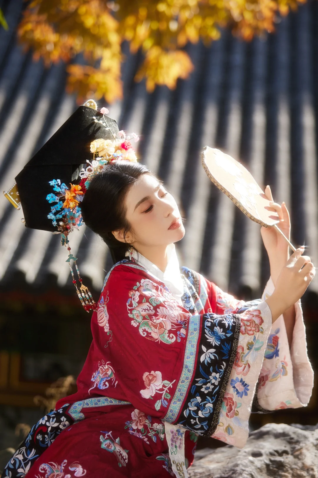 今年的枫叶不够红啊……🍁/京城格格