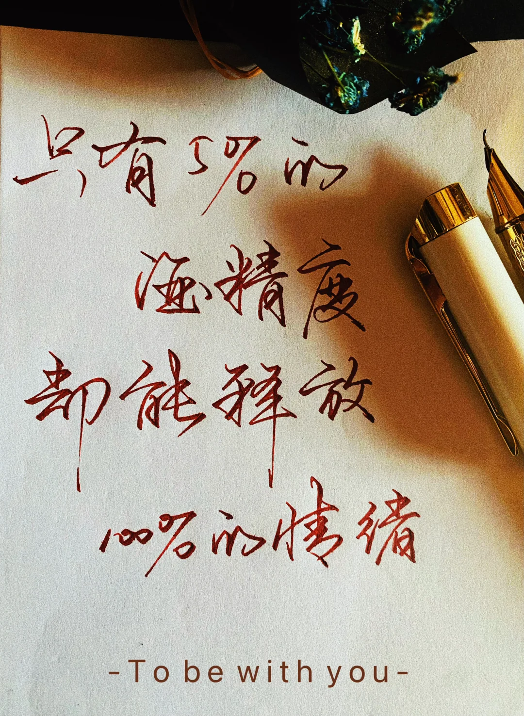 手写文字 硬笔行楷
