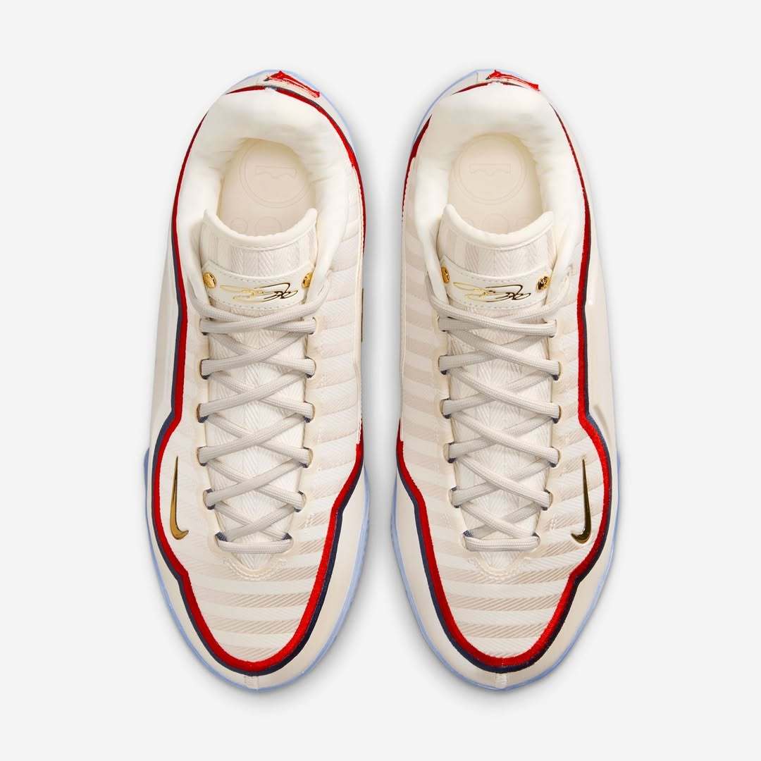 LeBron 23 “Old Glory”詹姆斯新配色星条旗细节到位了IB956