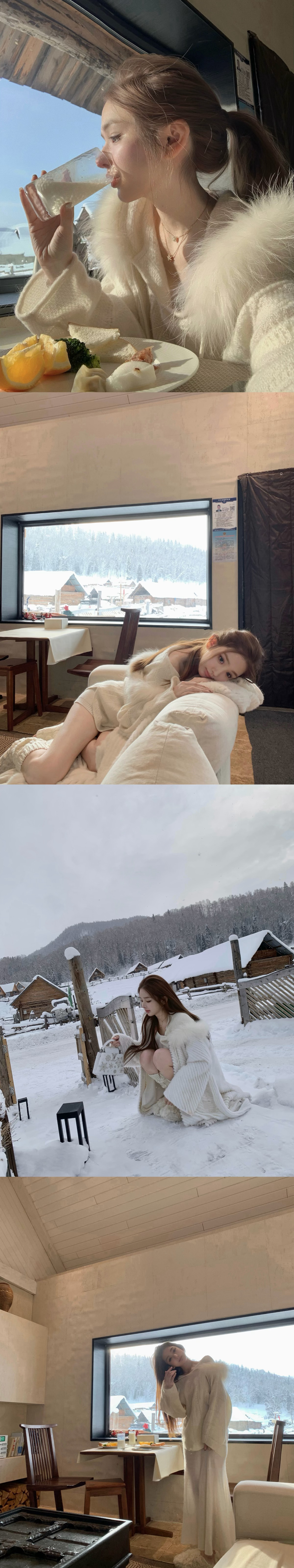 hhhhh翻到冬天在禾木休假拍的些闲散照片必须要把这套白天随手就能美美出图，夜里